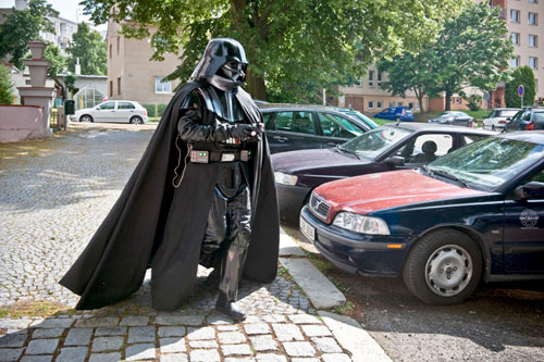 Darth Vader ist auch in Prag zu Hause.